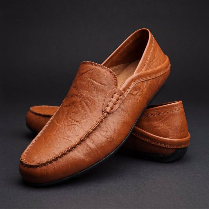 James | Heren Leren Mocassins