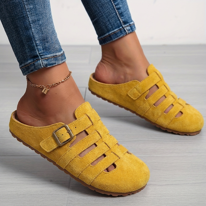 Céleste Mule Sandalen - Geel