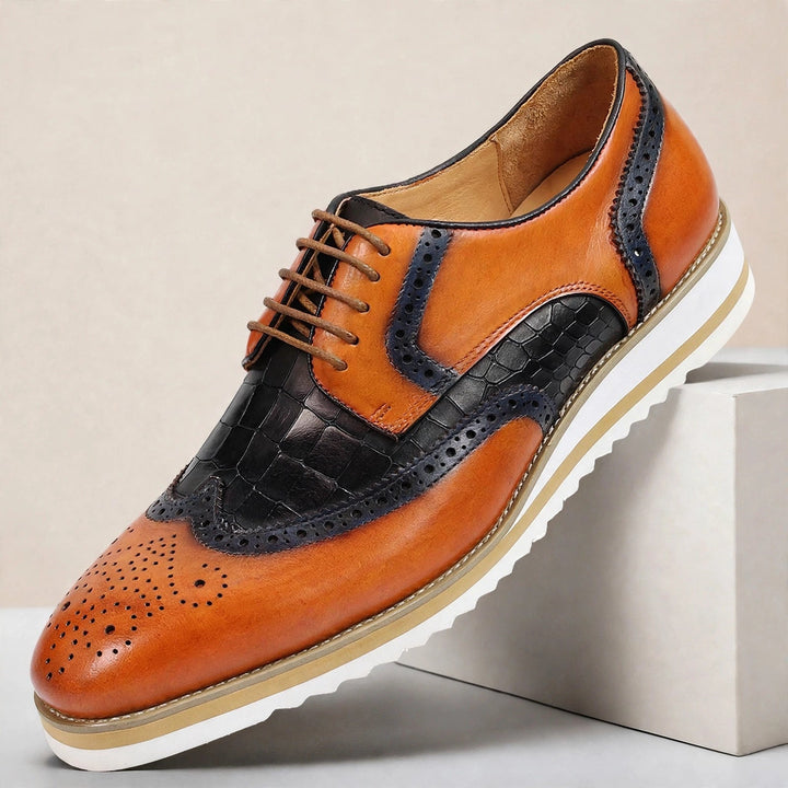Viktor oxford veterschoenen bruin