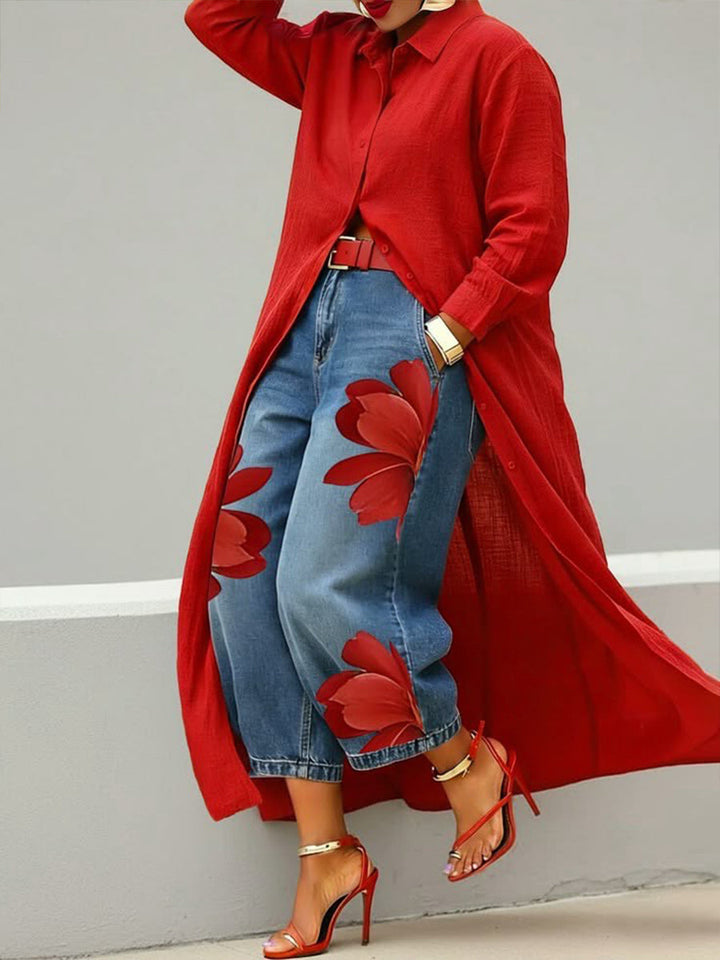 Van Elsen Serena Floral Broek