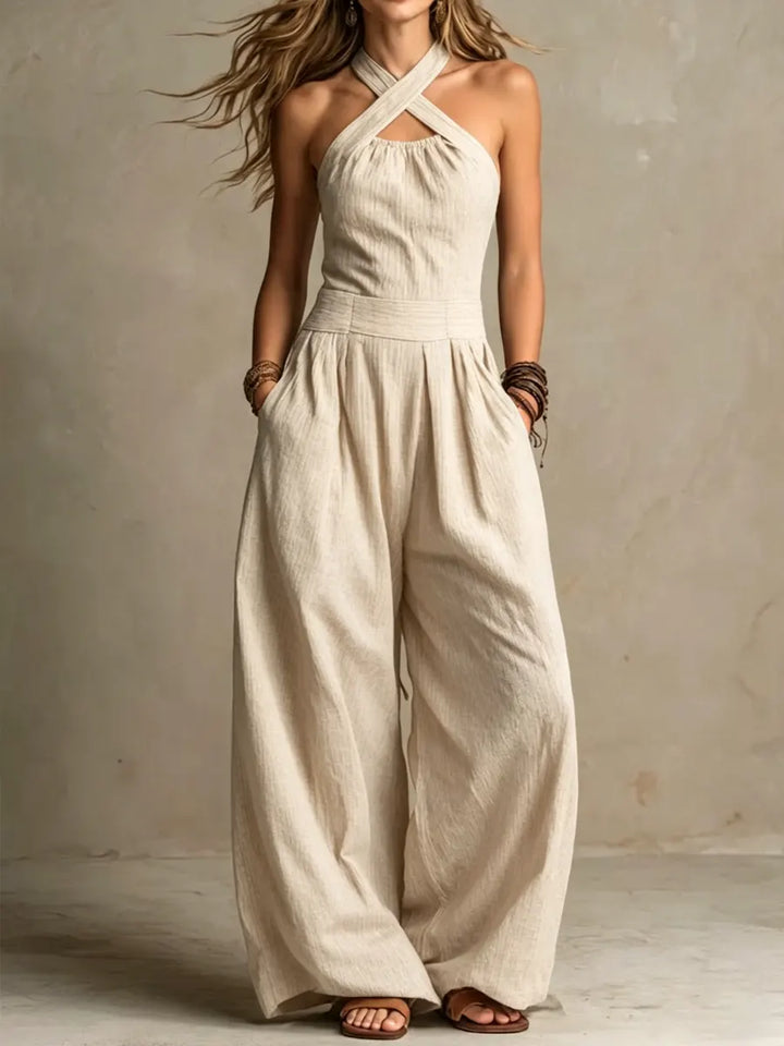 Claudia | Stijlvolle Wide-Leg Jumpsuit