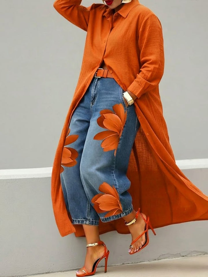 Van Elsen Serena Floral Broek