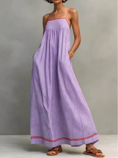 Kelly Maxi-jurk Lila