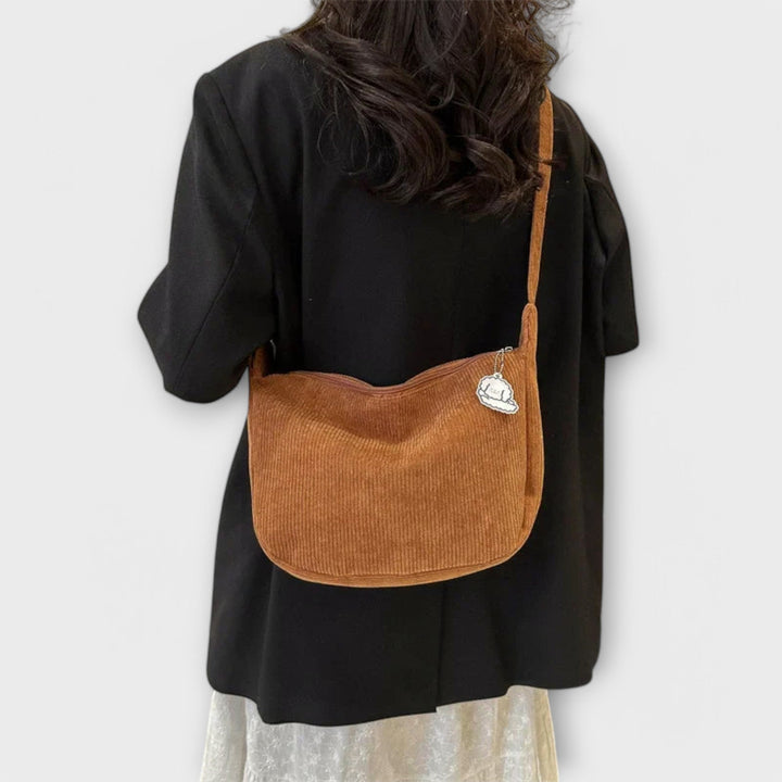 Van Elsen™ Velora Soft Cord Crossbody Tas