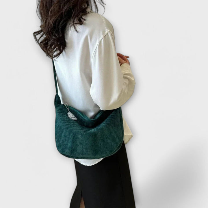 Van Elsen™ Velora Soft Cord Crossbody Tas