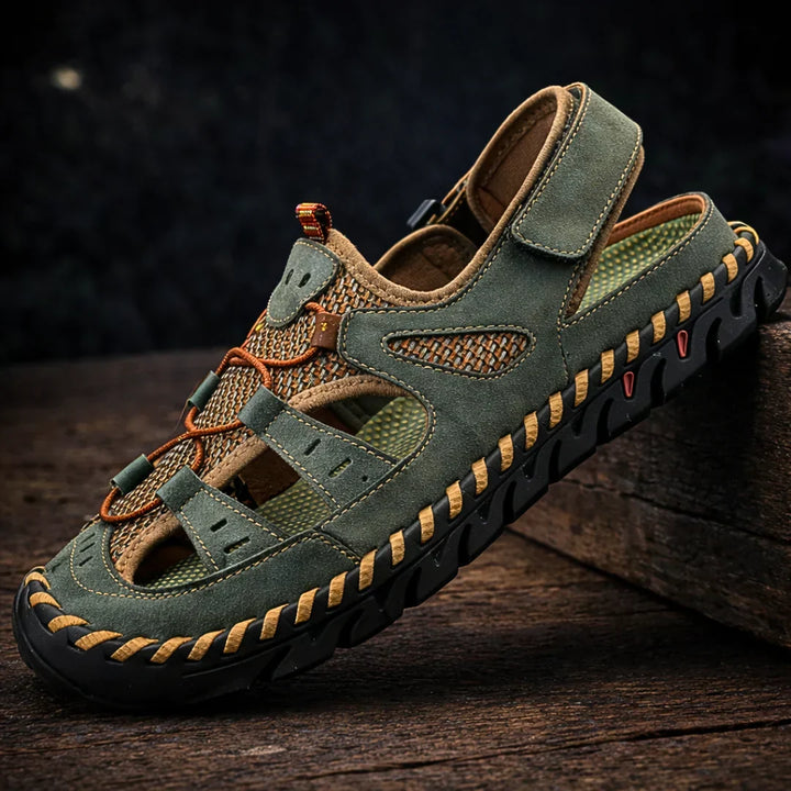 Hartmann | Leren Heren Sandalen