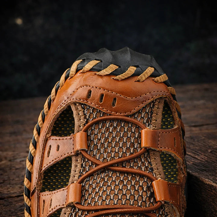 Hartmann | Leren Heren Sandalen