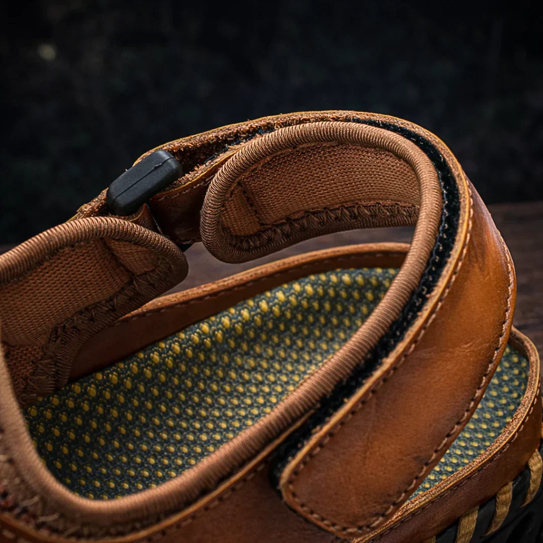 Hartmann | Leren Heren Sandalen