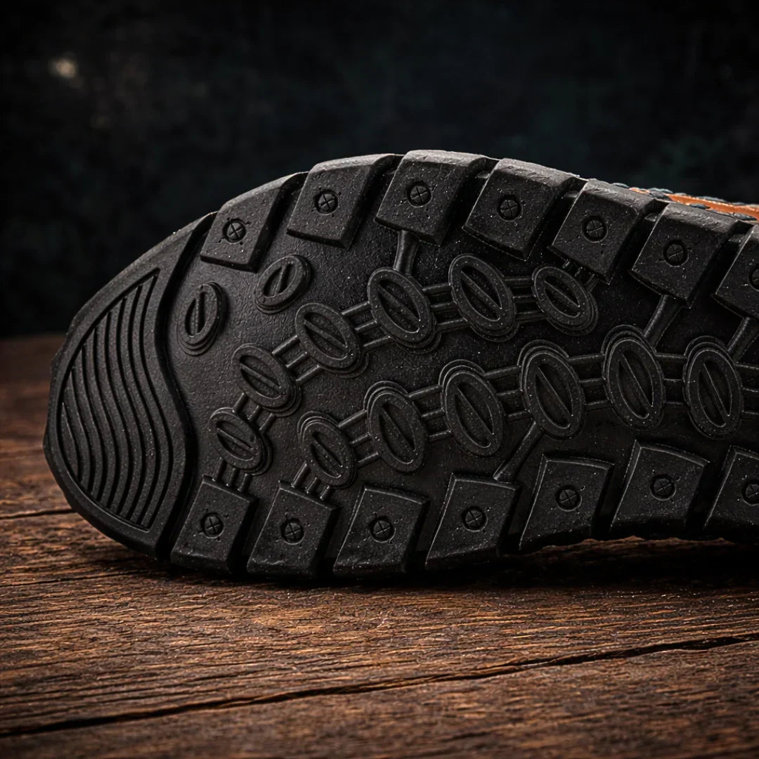 Hartmann | Leren Heren Sandalen