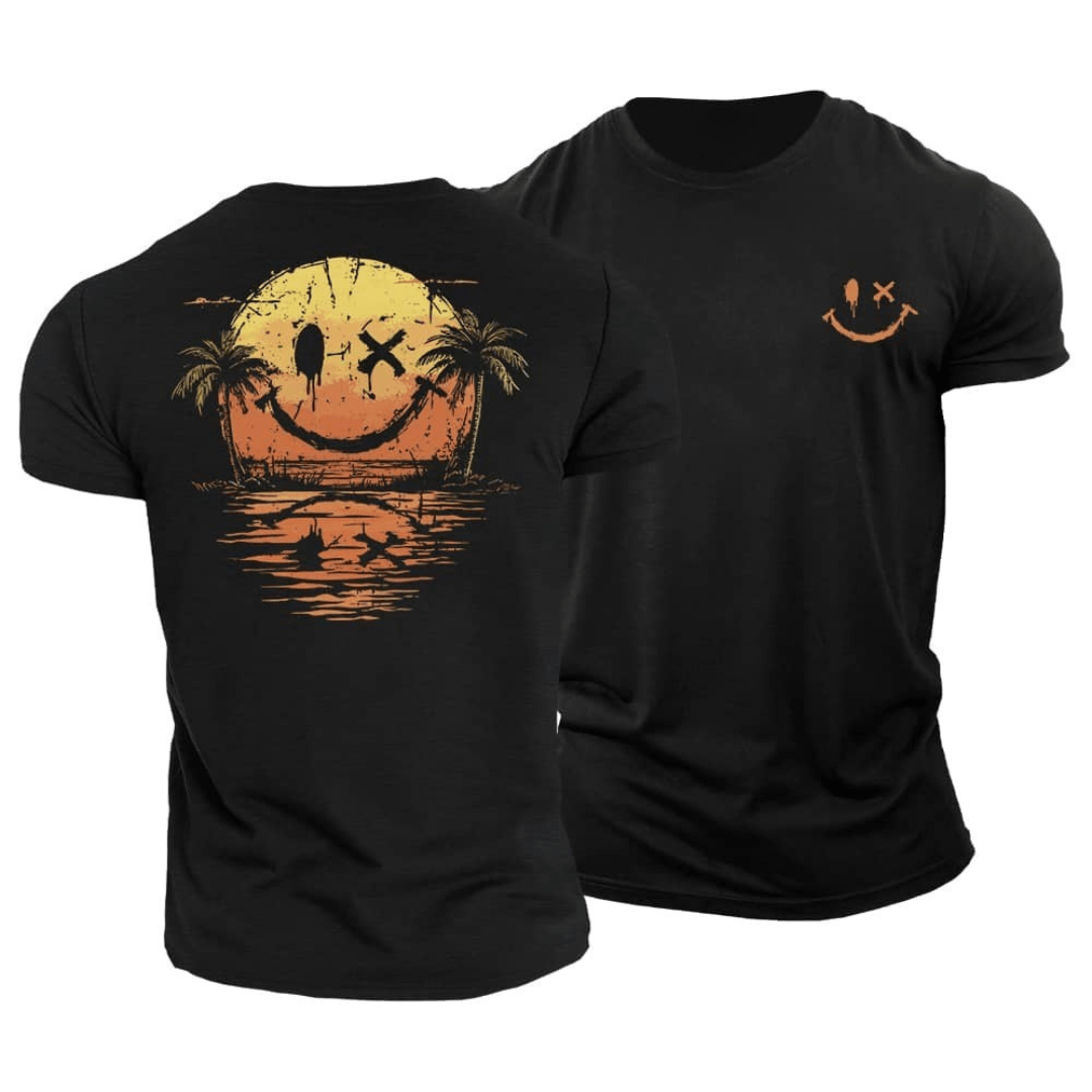 Bram Casual Heren T-Shirt zwart