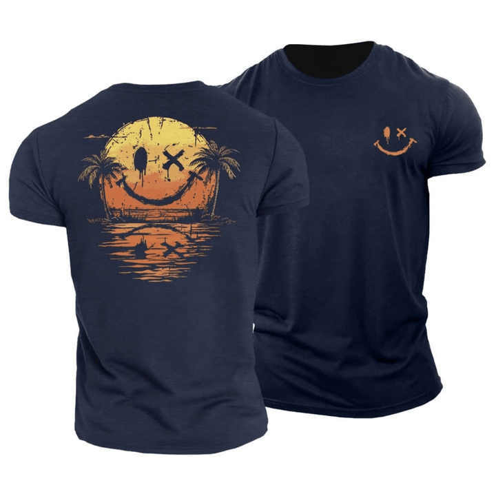 Bram Casual Heren T-Shirt marineblauw