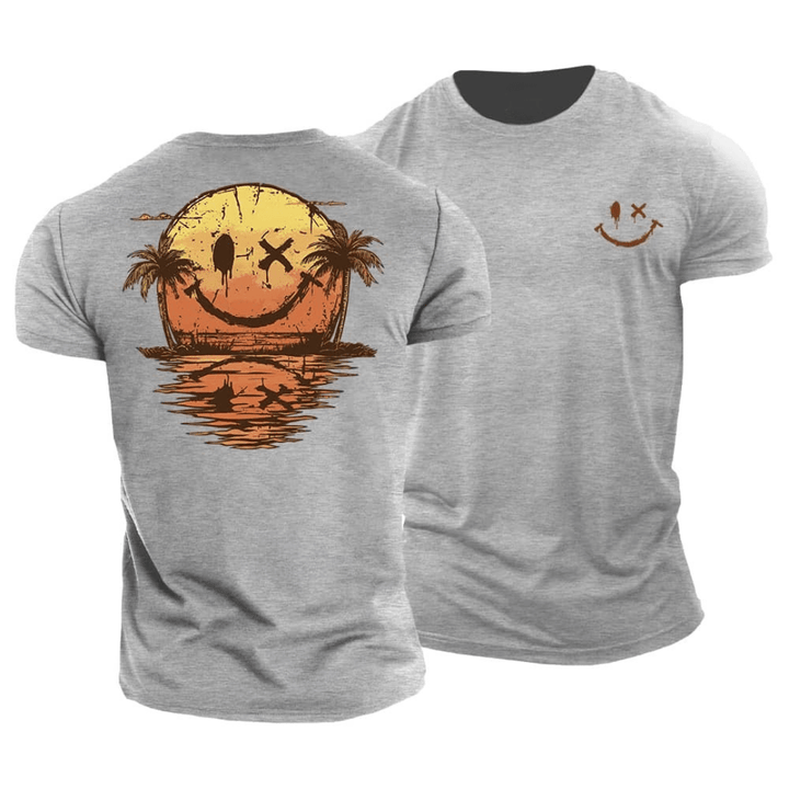 Bram Casual Heren T-Shirt grijs