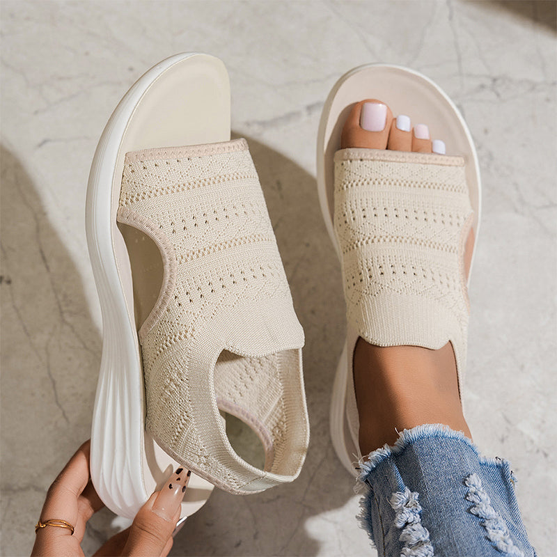 Anne sandalen Beige