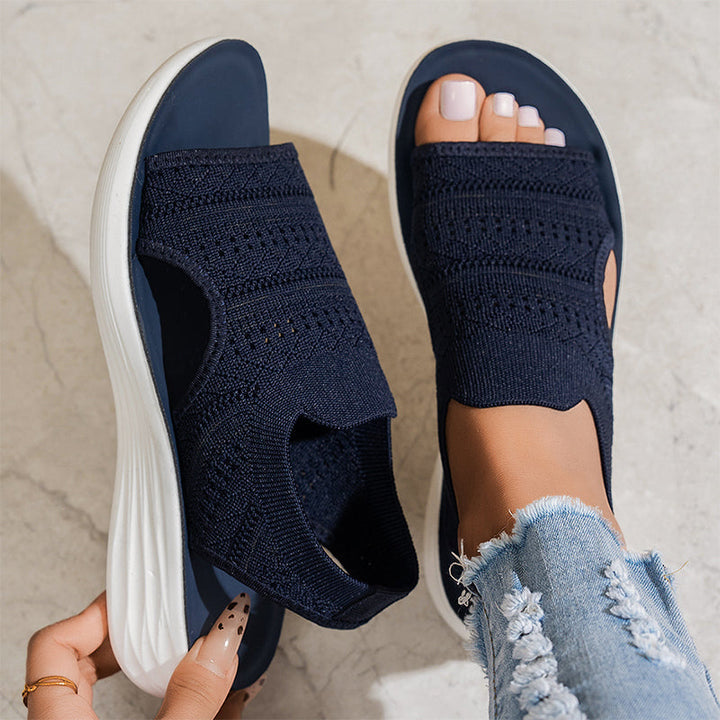 Anne sandalen Marineblauw